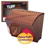 Smead 70467 TUFF Expanding File, Daily (1-31), 31 Pockets, 12